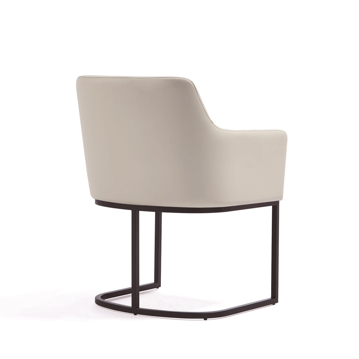 Serena Dining Armchair in Cream by Manhattan Comfort at Eve Furniture