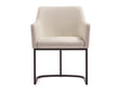 Serena Dining Armchair in Cream by Manhattan Comfort at Eve Furniture