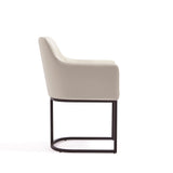 Serena Dining Armchair in Cream (set of 2) by Manhattan Comfort at Eve Furniture