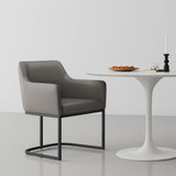 Serena Dining Armchair in Grey by Manhattan Comfort at Eve Furniture