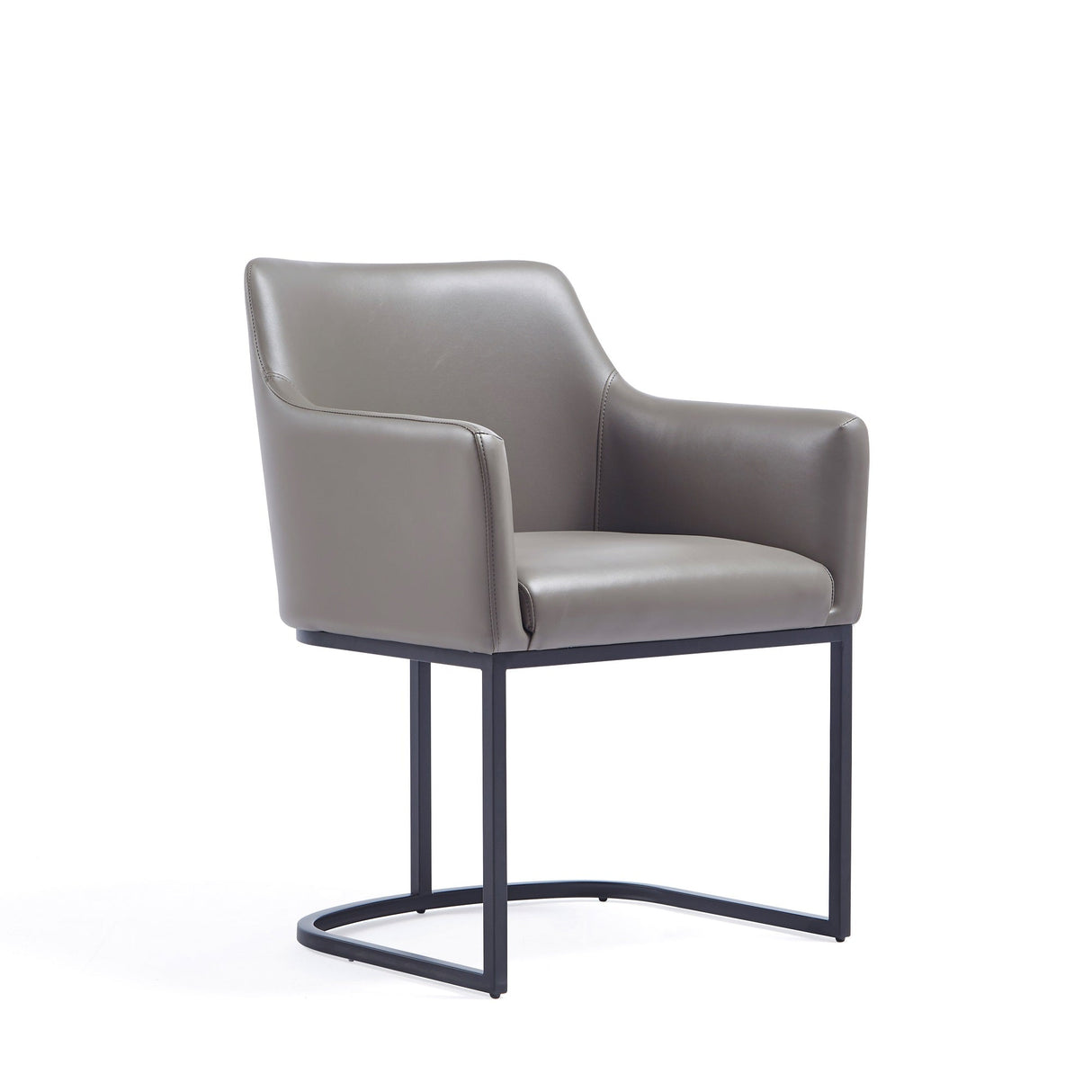 Serena Dining Armchair in Grey by Manhattan Comfort at Eve Furniture