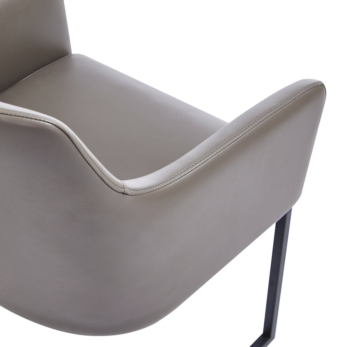 Serena Dining Armchair in Grey by Manhattan Comfort at Eve Furniture