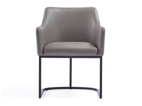 Serena Dining Armchair in Grey by Manhattan Comfort at Eve Furniture