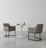 Serena Dining Armchair in Grey (set of 2) by Manhattan Comfort at Eve Furniture