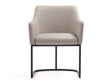 Serena Dining Armchair in Light Grey by Manhattan Comfort at Eve Furniture