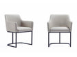 Serena Dining Armchair in Light Grey (set of 2) by Manhattan Comfort at Eve Furniture