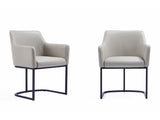 Serena Dining Armchair in Light Grey (set of 2) by Manhattan Comfort at Eve Furniture