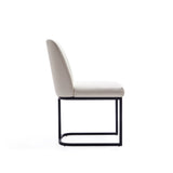 Serena Dining Chair in Cream by Manhattan Comfort at Eve Furniture