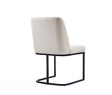 Serena Dining Chair in Cream (set of 2) by Manhattan Comfort at Eve Furniture