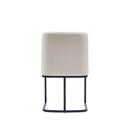 Serena Dining Chair in Cream (set of 2) by Manhattan Comfort at Eve Furniture