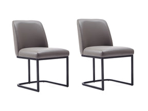Serena Dining Chair in Grey (set of 2) by Manhattan Comfort at Eve Furniture