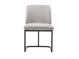 Serena Dining Chair in Light Grey by Manhattan Comfort at Eve Furniture