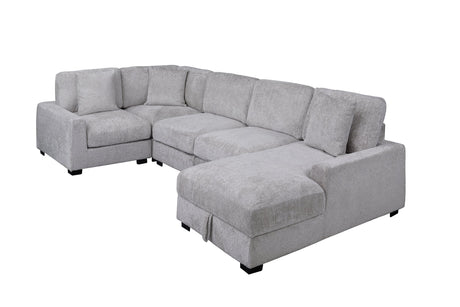 Serena Gray Modular Sectional by Happy Homes at Eve Furniture