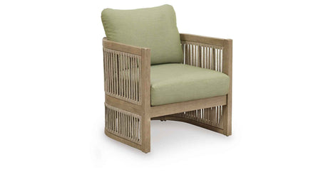 Serena Shores Beige/Green Outdoor Sofa and 2 Chairs by Ashley at Eve Furniture