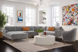 Serena Velvet Ottoman by TOV Furniture at Eve Furniture
