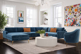 Serena Velvet Ottoman by TOV Furniture at Eve Furniture