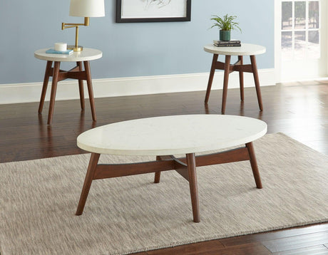 Serena Silverstone OvalCocktail Table by Steve Silver at Eve Furniture