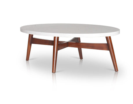 Serena Silverstone OvalCocktail Table by Steve Silver at Eve Furniture