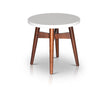 Serena Silverstone Round End Table by Steve Silver at Eve Furniture