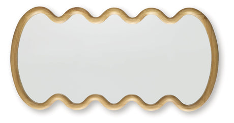 Serendis Brown Accent Mirror by Ashley at Eve Furniture