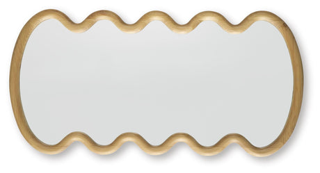 Serendis Brown Accent Mirror by Ashley at Eve Furniture