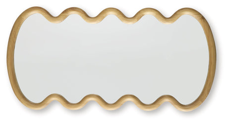 Serendis Brown Accent Mirror by Ashley at Eve Furniture