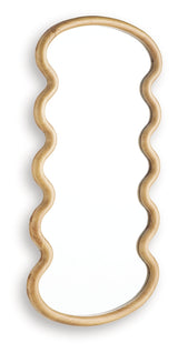 Serendis Brown Accent Mirror by ASHLEY FURNITURE at Eve Furniture