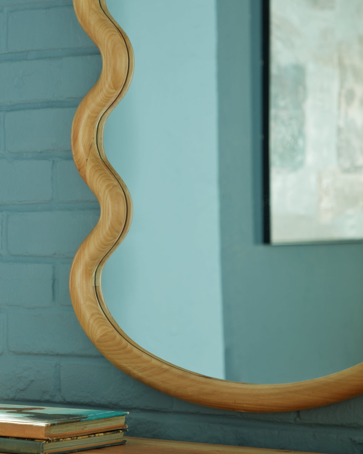 Serendis Brown Accent Mirror by ASHLEY FURNITURE at Eve Furniture