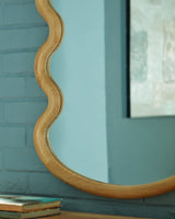Serendis Brown Accent Mirror by ASHLEY FURNITURE at Eve Furniture