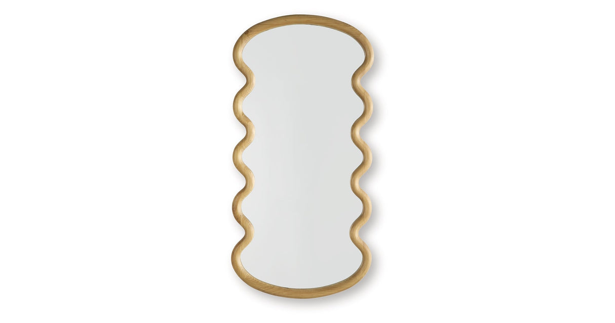 Serendis Brown Accent Mirror by ASHLEY FURNITURE at Eve Furniture