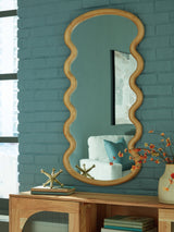 Serendis Brown Accent Mirror by ASHLEY FURNITURE at Eve Furniture