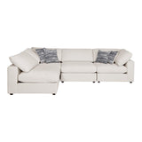 Serene 4-Piece Upholstered Modular Sectional Beige