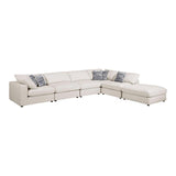 Serene 6-Piece Upholstered Modular Sectional Beige