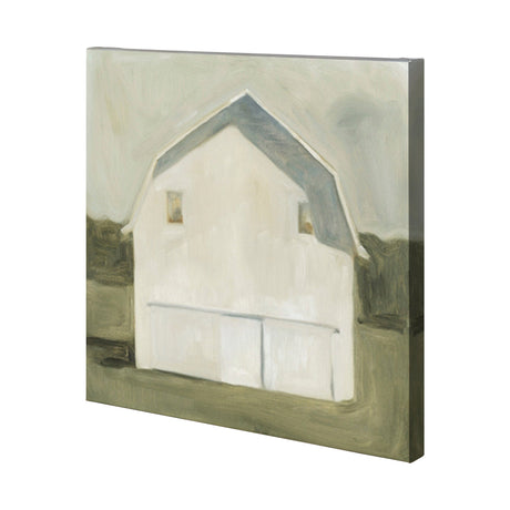 Serene Barn VI by Emma Scarvey a Hand Embellished Textured Canvas by Mercana at Eve Furniture