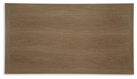 Serene Bay Dark Brown Outdoor Coffee Table by Ashley at Eve Furniture