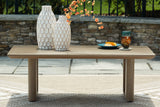 Serene Bay Dark Brown Outdoor Coffee Table