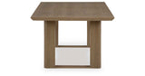 Serene Bay Dark Brown Outdoor Dining Table and 4 Chairs by Ashley at Eve Furniture