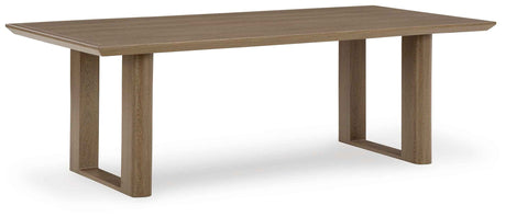 Serene Bay Dark Brown Outdoor Dining Table and 4 Chairs by Ashley at Eve Furniture