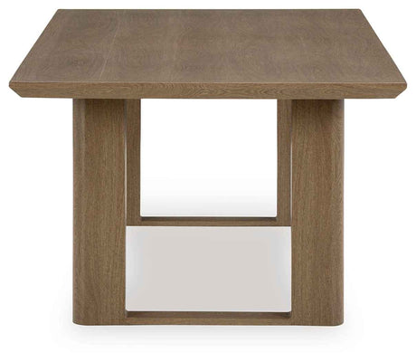 Serene Bay Dark Brown Outdoor Dining Table and 4 Chairs by Ashley at Eve Furniture