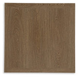 Serene Bay Dark Brown Outdoor End Table by Ashley at Eve Furniture