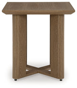 Serene Bay Dark Brown Outdoor End Table