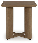 Serene Bay Dark Brown Outdoor End Table