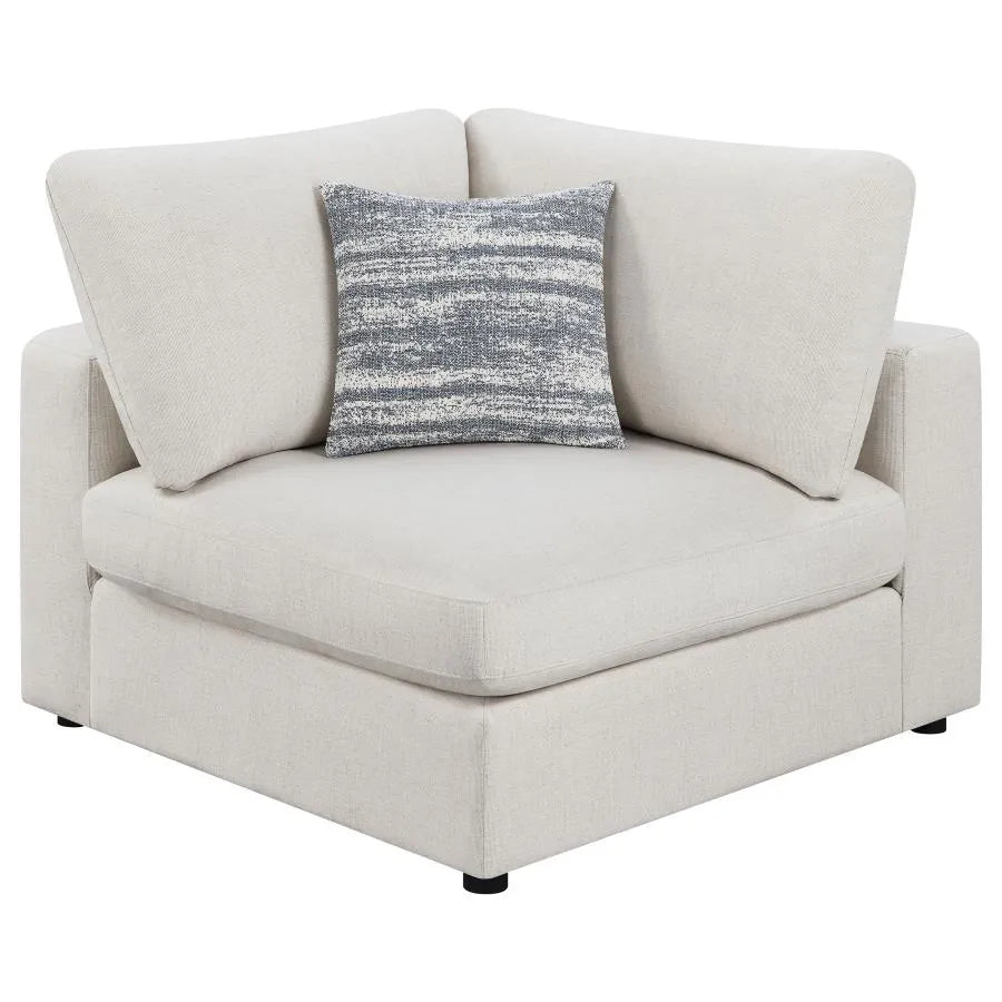 Serene Beige 4-Piece Upholstered Modular Sectional by Coaster at Eve Furniture