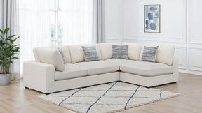 Serene Beige 4-Piece Upholstered Modular Sectional by Coaster at Eve Furniture