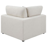 Serene Beige 4-Piece Upholstered Modular Sectional with Ottoman by Coaster at Eve Furniture