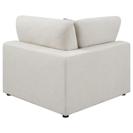 Serene Beige 4-Piece Upholstered Modular Sectional with Ottoman by Coaster at Eve Furniture
