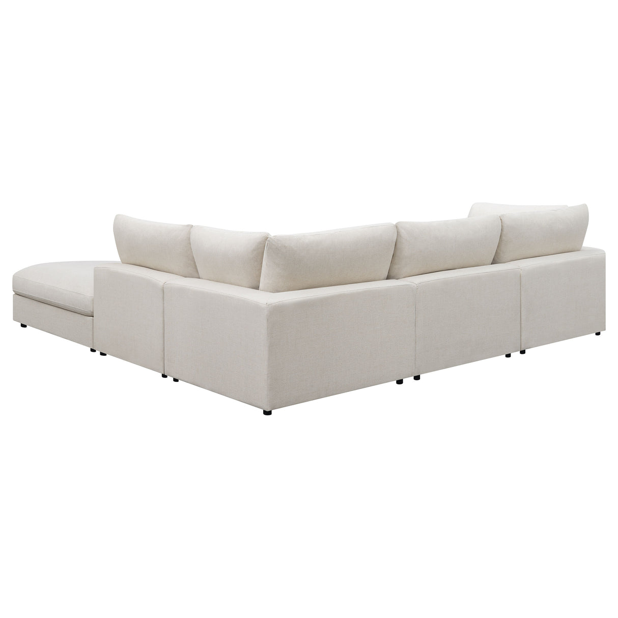 Serene Beige 5-piece Upholstered Modular Sectional Sofa by Coaster at Eve Furniture