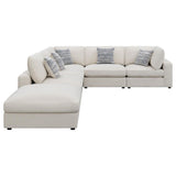 Serene Beige 6-Piece Upholstered Modular Sectional by Coaster at Eve Furniture