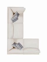 Serene Beige Upholstered Armless Chair by Coaster at Eve Furniture