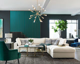 Serene Beige Upholstered Corner by Coaster at Eve Furniture
